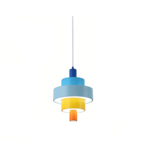 Pyramid Chandelier 5 Ring, LED Technology Metal Acrylic Shading Modern Chandelier Lamps With Adjustable Height Hanging, for Living Room And Dining Area