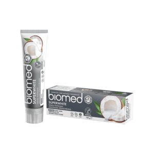 Biomed Superwhite 97% Natural Whitening Toothpaste, Coconut Flavour, Vegan, SLES Free 100g