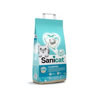 Sanicat - Clumping Cat Litter with Marseille Soap scent, 10 L capacity