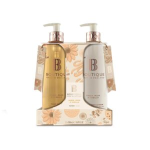 Boutique Amber, Musk & Vanilla Hand Duo Set 1 x Hand Wash, 1 x Hand & Body Lotion 500ml