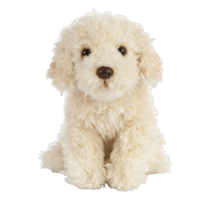 Living Nature Labradoodle, Realistic Soft Cuddly Dog Toy, Naturli Eco-Friendly Plush, 25cm