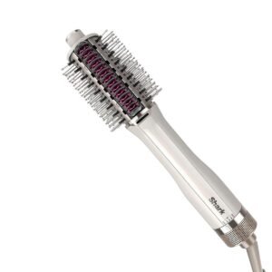 Shark SmoothStyle Heated Brush and Comb, Wet & Dry Modes, Smoothing Hot Air Brush with 3 Temperatures, Soft & Voluminous Finish for All Hair Types, Silk HT202UK