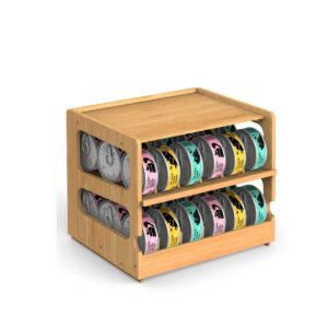 Pantry Organizer Pet Can Organizer Bamboo Pantry Organizer 2 Tier
