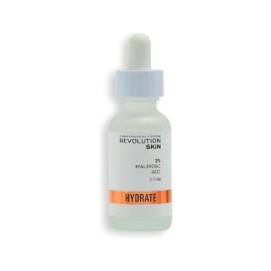 Revolution Beauty London Skincare Hyaluronic Acid Serum, Plumps, Softens and Hydrates Skin, 2% Solution, Lightweight Face Fragrance Free, 30 ml