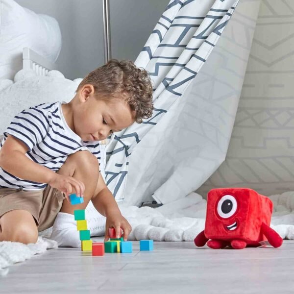 Learning Resources HM94553-UK One, Numberblocks Plush Girls & Boys, Soft Toys for Toddlers 1-3, Red - Image 2