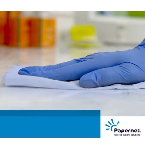 Papernet Standard 100% Recycled Hand Towels Rolled Blue 2 Ply 412056 6 Rolls of 135 m - Image 2