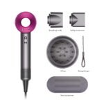 Dyson Supersonic Hair Dryer (Fuchsia/Iron) - Image 3