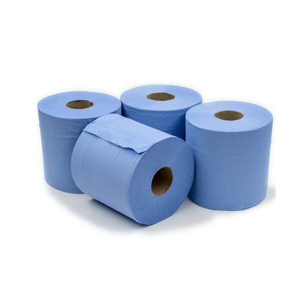EPISENT Centrefeed Blue Hand Towel Rolls , (Pack of 1 (6 Rolls), Blue Roll) - Image 2