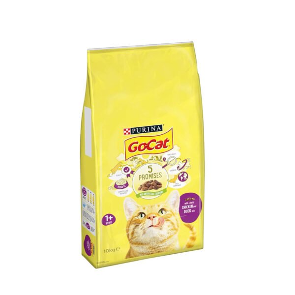 Go-Cat Adult Chicken & Duck Dry Cat Food 10kg (Packaging may vary) - Image 2