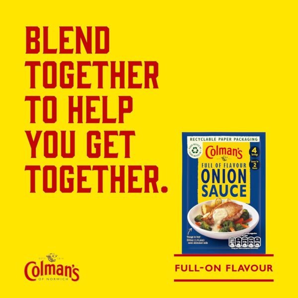 Colman's Onion Sauce Mix quick to prepare sauce mix with a blend of herbs and spices 35 g - Image 3