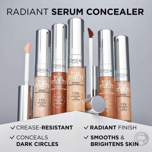 L'Oreal Paris Serum Concealer, True Match, 2R, 10ml - Image 2