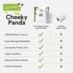 The Cheeky Panda Bamboo Kitchen Roll | 10 Kitchen Rolls - 1000 Sheets - Image 3