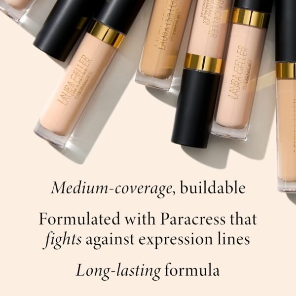 LAURA GELLER NEW YORK The Ideal Fix Concealer - Medium - Buildable Medium to Full Coverage Liquid Concealer - Image 2