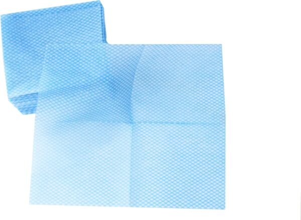 Reusable Cleaning Cloths, Kitchen Dry Wipes, Soft，Easy to Clean，Pack of 100, Blue&Red - Image 3