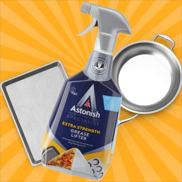 Astonish Specialist Extra Strength Grease Lifter Spray, Contains Baking Soda, 750ml - Image 3