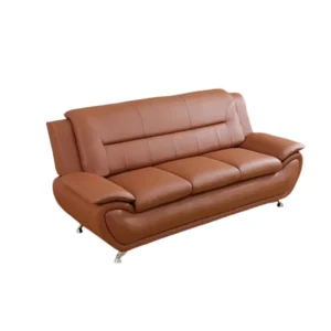3-Piece Couches PU Leather Sofa Set For Living Room,