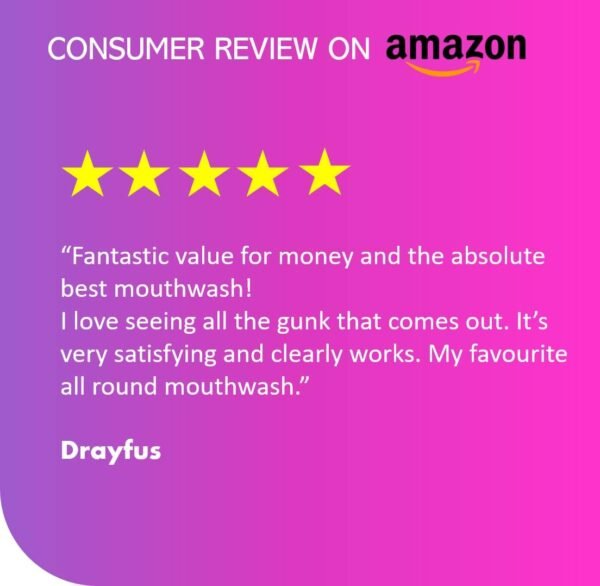 Dentyl Dual Action CPC Mouthwash, 12hrs Fresh Breath, 500 ml - Image 4