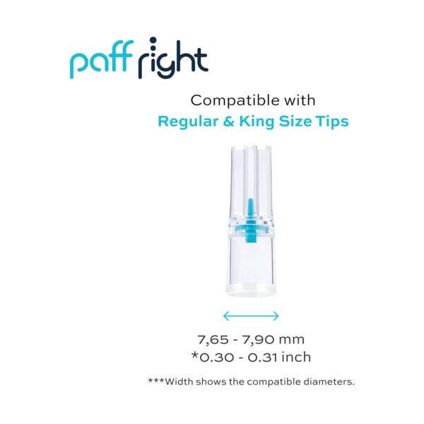 Paffright 300, Cigarette Filter Tips for Regular and King Size Cigarettes, 300 - 8 mm Cig Holder - Image 4