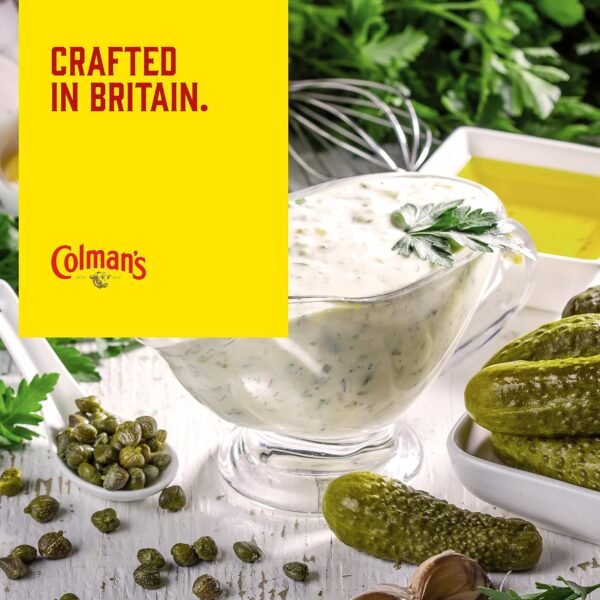 Colman's Tartare Sauce crafted in Britain the perfect condiment for fish & chips 144 g - Image 3