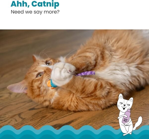 Petstages Catnip Chew Mice Dental Health Cat Toy - 2 Pack - Image 3