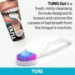 Peak Essentials Tung Brush with Cap | Tongue Cleaner for Adults | Tongue Scraper for Adults | Tongue Scrubber - Image 4