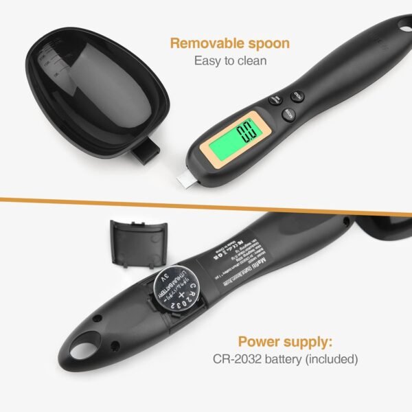 Mafiti Digital Measuring Spoon, Weighing Spoon Scale 500g / 0.1g - Image 5