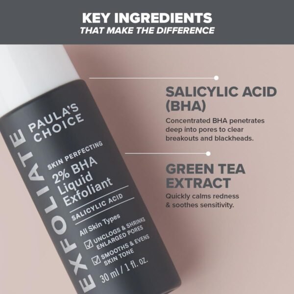 Paula's Choice SKIN PERFECTING 2% BHA Liquid Exfoliant, Combination & Oily Skin - 30 ml - Image 4