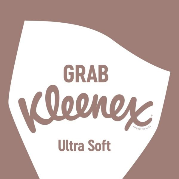 Kleenex Ultra Soft Facial Tissues - Pack of 12 Cube Tissue Boxes - Image 3