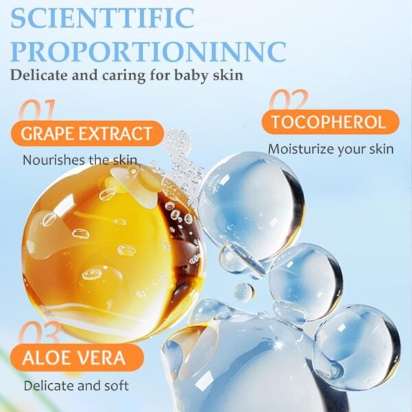 Calendula Baby Lotion 50 G - Baby Face Cream For Soothes and Hydrates - Image 4