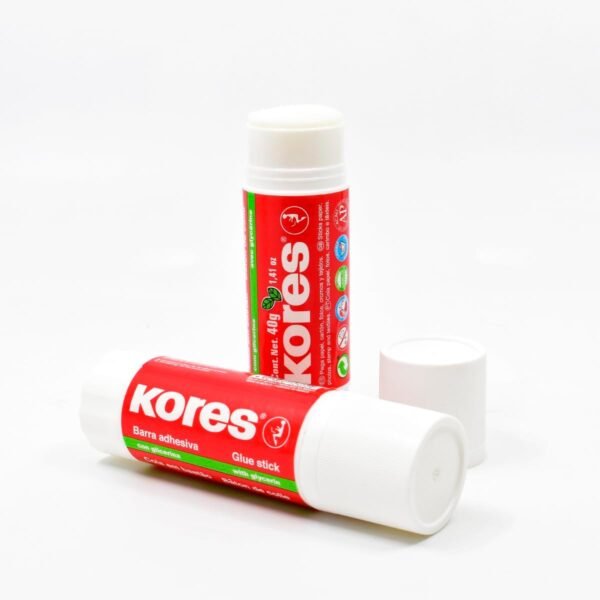 Kores - Glue Stick, Strong-Hold Adhesive, Safe and Non-Toxic Craft Glue -  Pack of 2 x 8g - Image 2