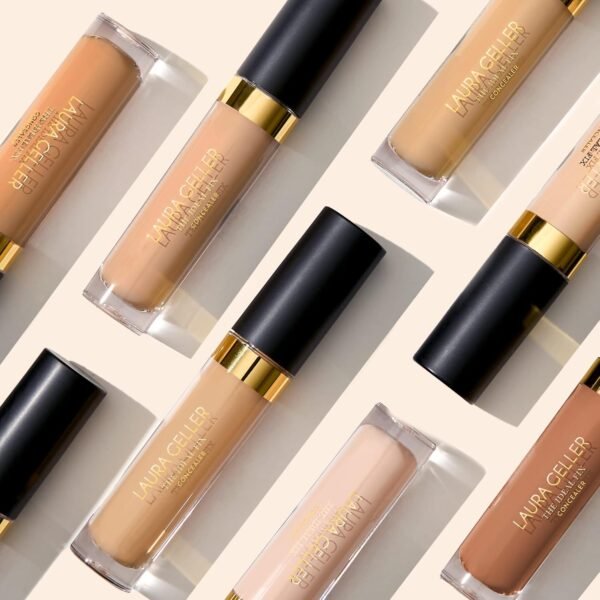 LAURA GELLER NEW YORK The Ideal Fix Concealer - Medium - Buildable Medium to Full Coverage Liquid Concealer - Image 4