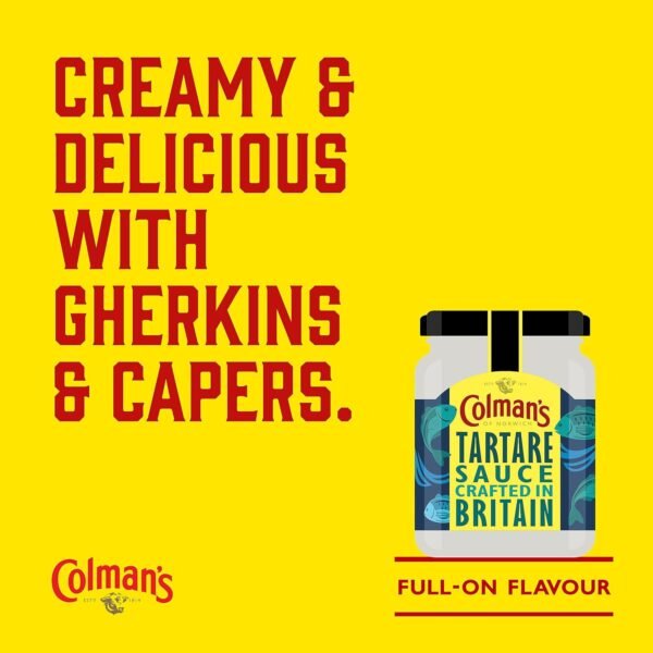 Colman's Tartare Sauce crafted in Britain the perfect condiment for fish & chips 144 g - Image 5