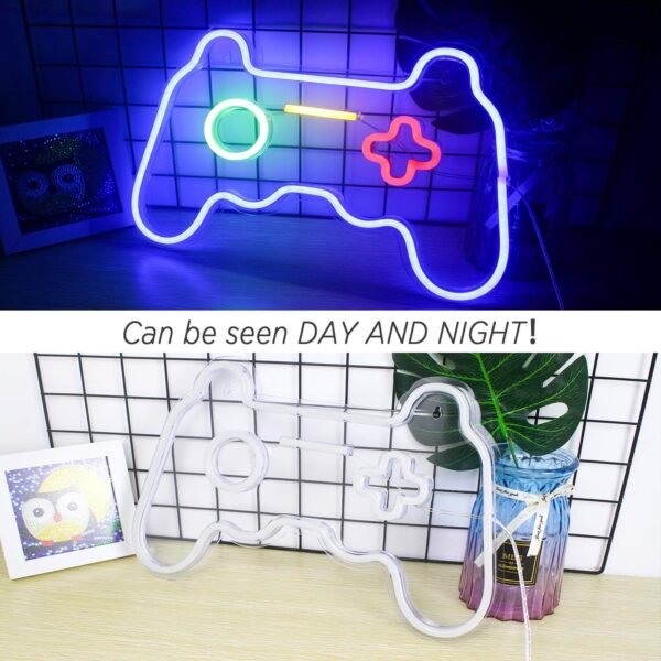 Ineonlife Game Neon Signs Neon Light Gaming LED, 16''x11'' - Image 3