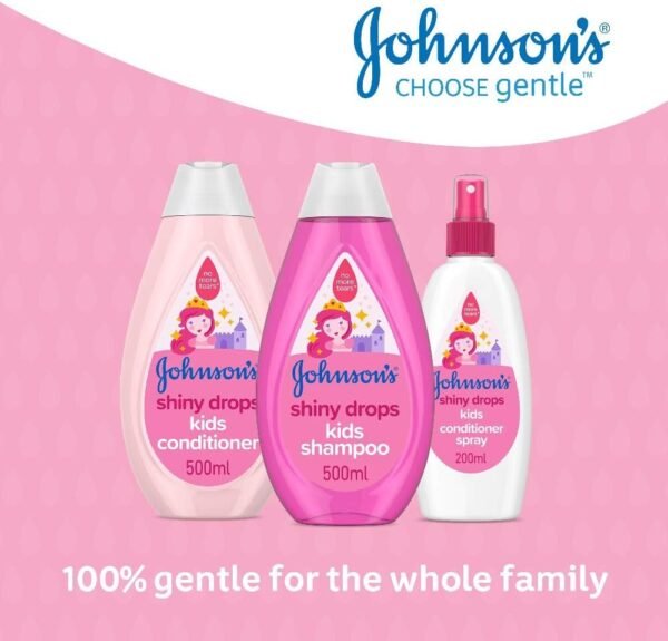 Johnson's Shiny Drops Kids Shampoo, 500ml - Image 4