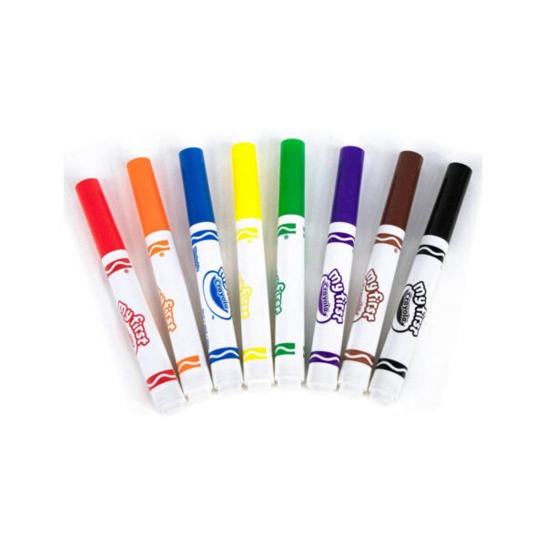 CRAYOLA MyFirst Washable Markers - Assorted Colours (Pack of 8) - Image 3