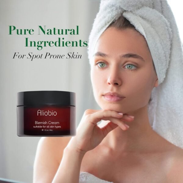 Acne Spot Treatment Cream Aliobio for Acne Scar Pimple Cream, 60g, yellow - Image 2