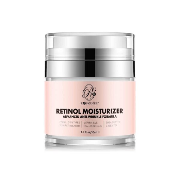 ROSVANEE Retinol Moisturizer Anti Aging Cream for Face, Neck and Eye with 2.5% Retinol, Hyaluronic Acid and Vitamins E & B5