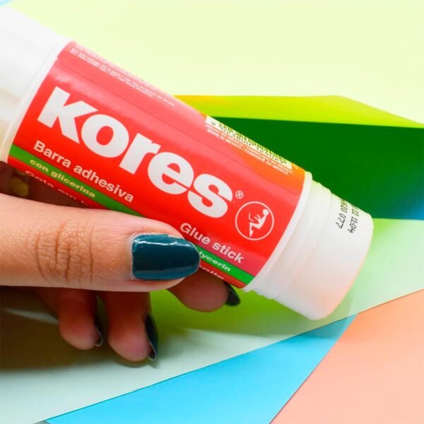 Kores - Glue Stick, Strong-Hold Adhesive, Safe and Non-Toxic Craft Glue -  Pack of 2 x 8g - Image 4