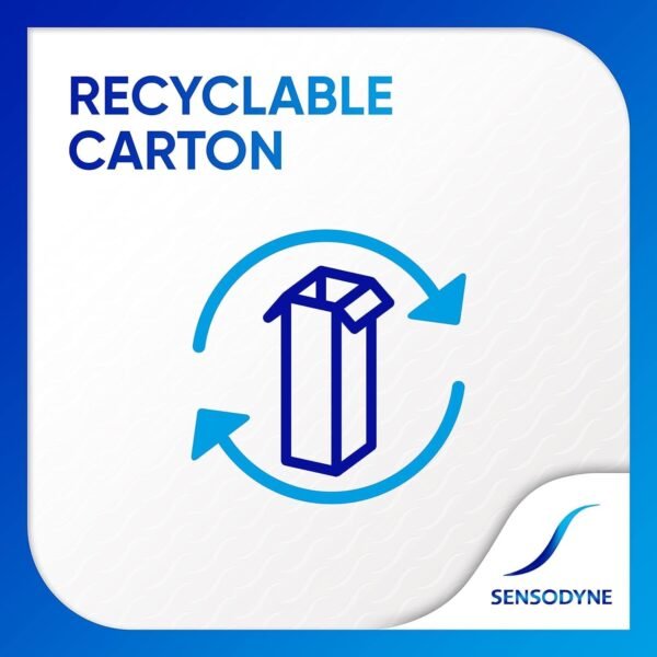 Sensodyne Toothpaste Repair and Protect, with Sensodyne Toothbrush, 3 x75ml - Image 5