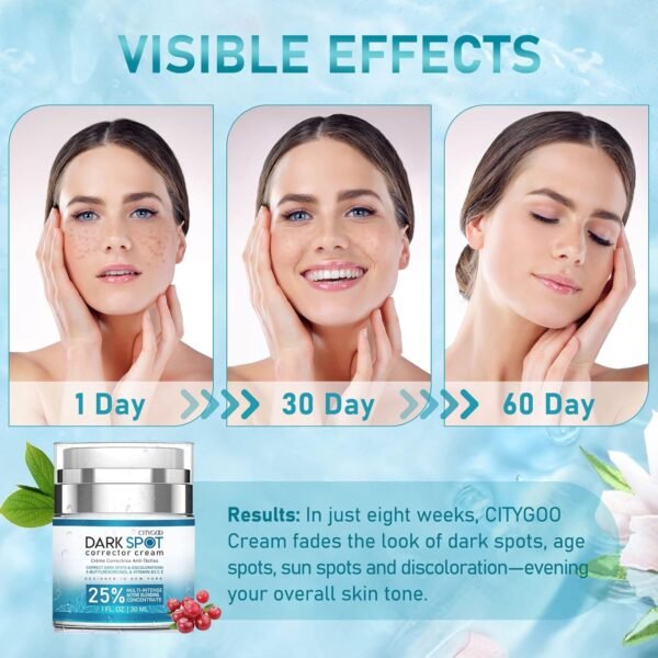 Dark Spot Remover for Face and Body: Dark Spot Corrector Cream - Enriching Skin Care for All Skin Tones - 1 fl oz - Image 4