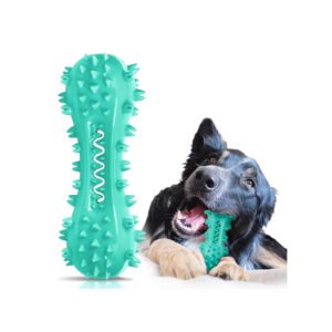 Toothbrush Dog Chew Toy, Stick Bone for Dog Teeth Cleaning, Dental Oral Care for Small, Medium and Large Dogs(Blue)