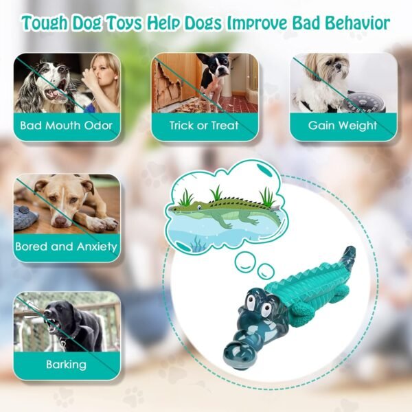 Aleath Indestructible Dog Chew Toys: Dog Toy for Large Medium Breed Dog - Dog Toys for Aggressive Chewers - Image 7