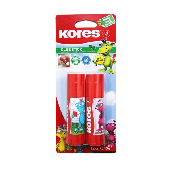 Kores - Fantasy Glue Stick for Kids, Strong-Hold Adhesive - Pack of 2,white - Image 2