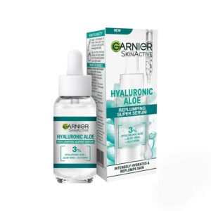 Garnier SkinActive Hyaluronic Aloe Super Serum - With 3% Hyaluronic Acid Aloe Vera & Glycerin, 30ml