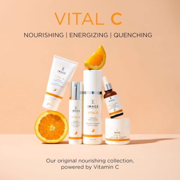 IMAGE Skincare, VITAL C Hydrating Overnight Masque, Revitalizing Sleeping Facial Mask with Blue-Green Algae Extract and Hyaluronic Acid, 57 g - Image 2