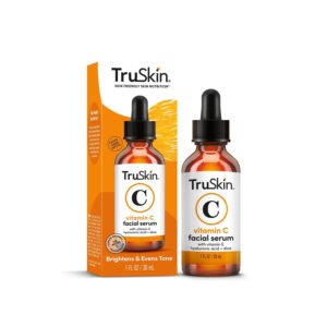 TruSkin Vitamin C Serum for Face – Anti Aging Face Serum with Vitamin C, Hyaluronic Acid, Vitamin E – Brightening Serum for Dark Spots, Even Skin Tone, Eye Area, Fine Lines & Wrinkles, 1 Fl Oz 30ml