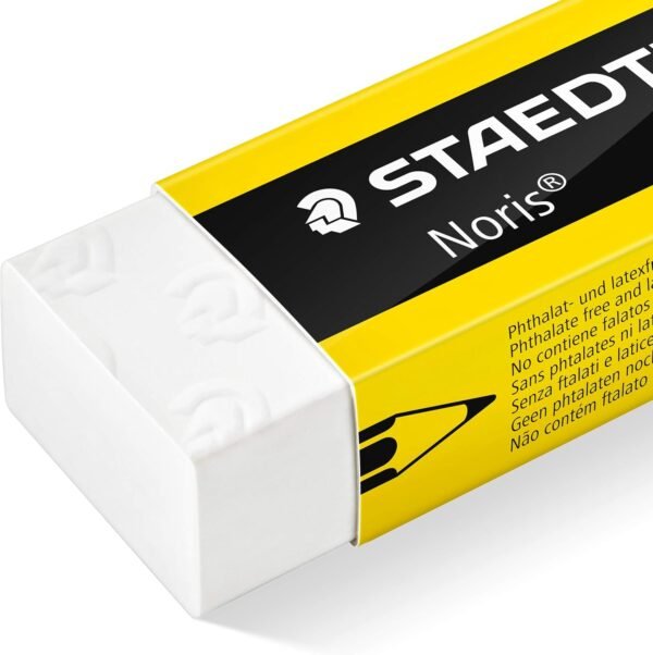 STAEDTLER 526 N-S1BK Noris Eraser & Single-Hole Sharpener (Pack of 2 Pieces) - Image 3
