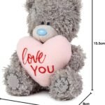 Me To You Bear 4" Love You Padded Heart - Image 2