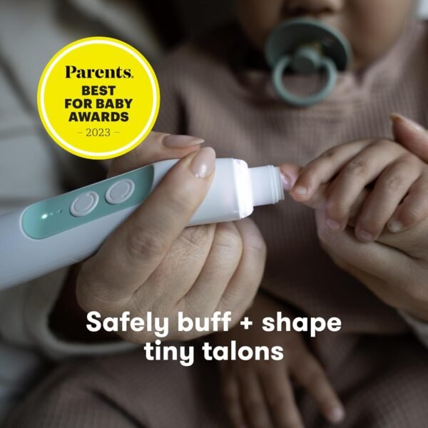 Frida Baby Electric Nail Trimmer, Safe & Easy Electric Nail File, Baby Nail Clipper Kit Suitable for Newborns, Toddler, and Children, - Image 2