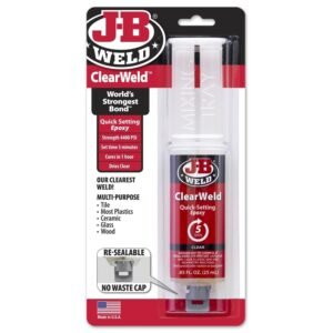 JB WELD CLEAR WELD - 5 MINUTE CLEAR EPOXY